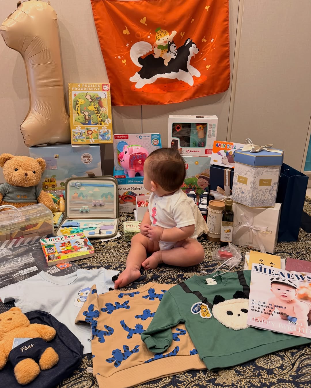 知恩寶寶1歲生日快樂? - 第1張圖 知恩寶寶1歲生日快樂?